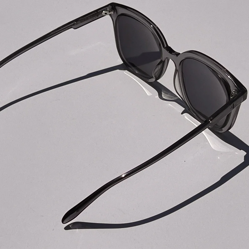 Women's Transparent Gray Sunglasses - Stephane Christian ‘Burning’ #128